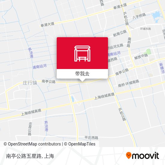 南亭公路五星路地图