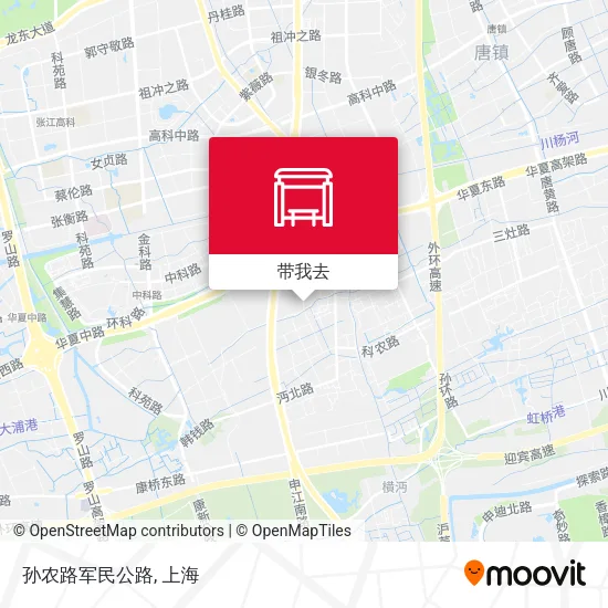 孙农路军民公路地图