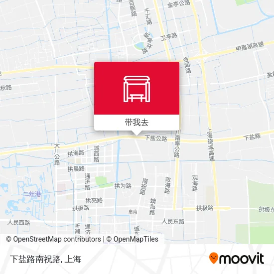 下盐路南祝路地图