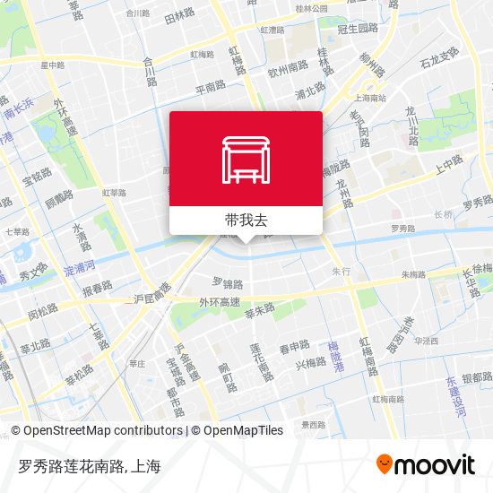 罗秀路莲花南路地图