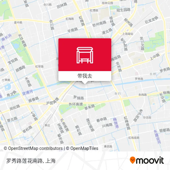 罗秀路莲花南路地图