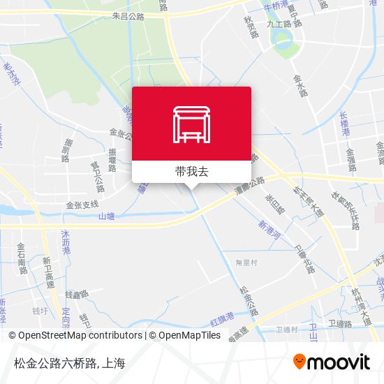 松金公路六桥路地图