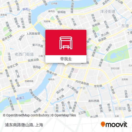 浦东南路微山路地图