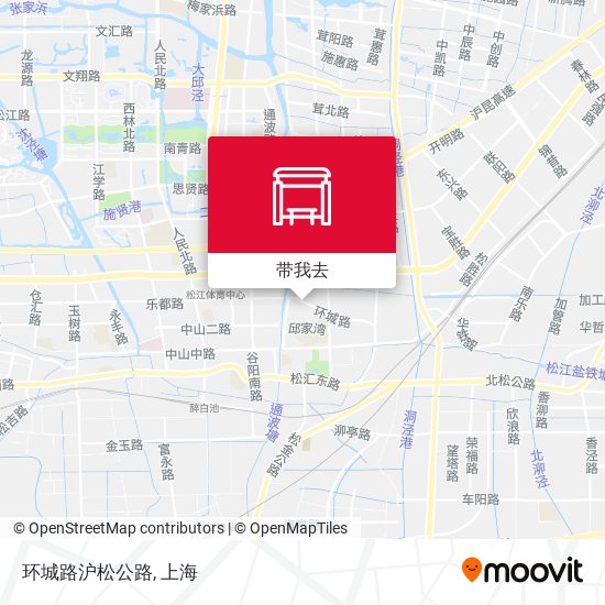 环城路沪松公路地图
