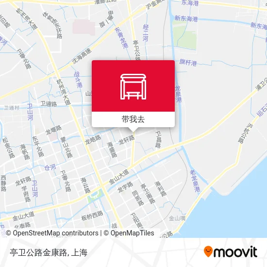 亭卫公路金康路地图