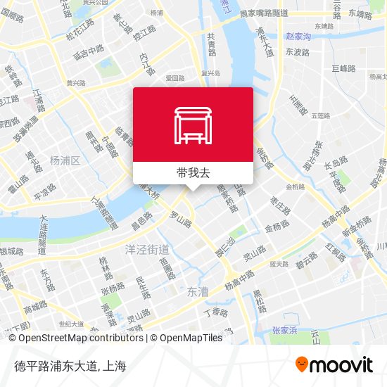 德平路浦东大道地图