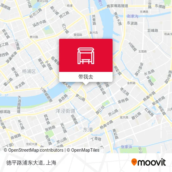 德平路浦东大道地图