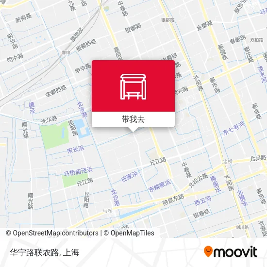 华宁路联农路地图