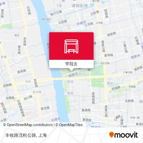 丰收路沈杜公路地图