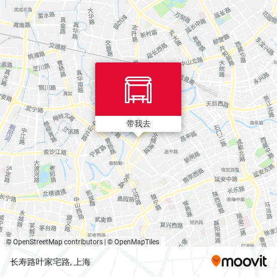 长寿路叶家宅路地图