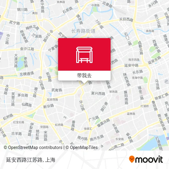 延安西路江苏路地图