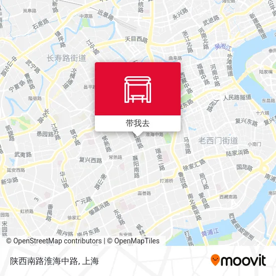 陕西南路淮海中路地图