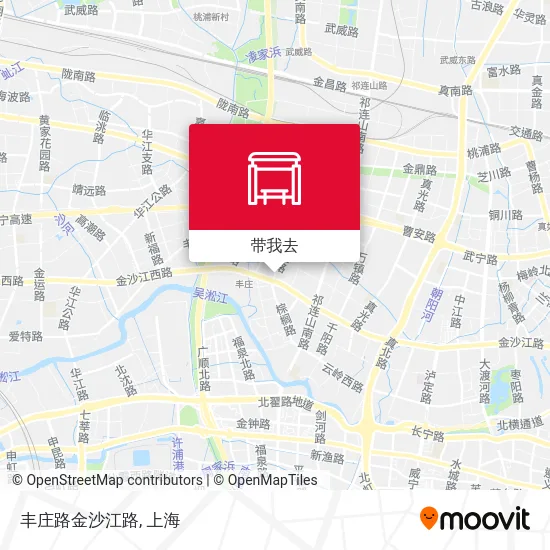丰庄路金沙江路地图