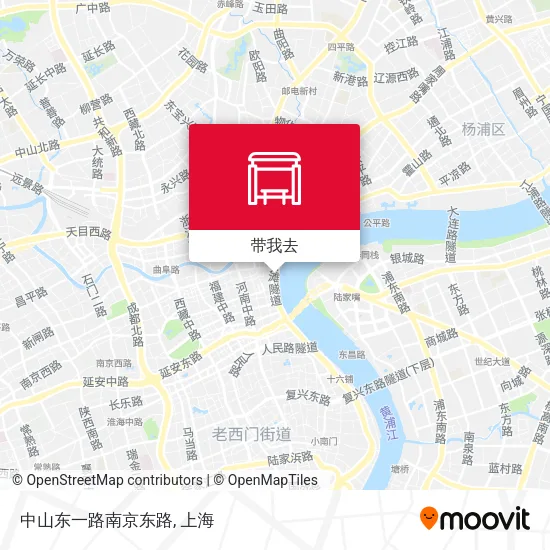 中山东一路南京东路地图