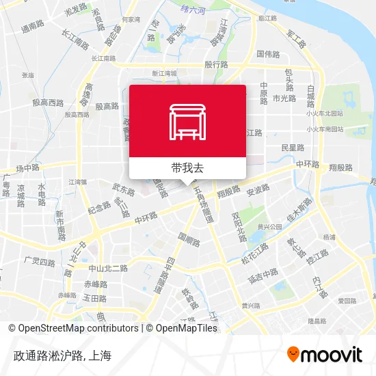 政通路淞沪路地图