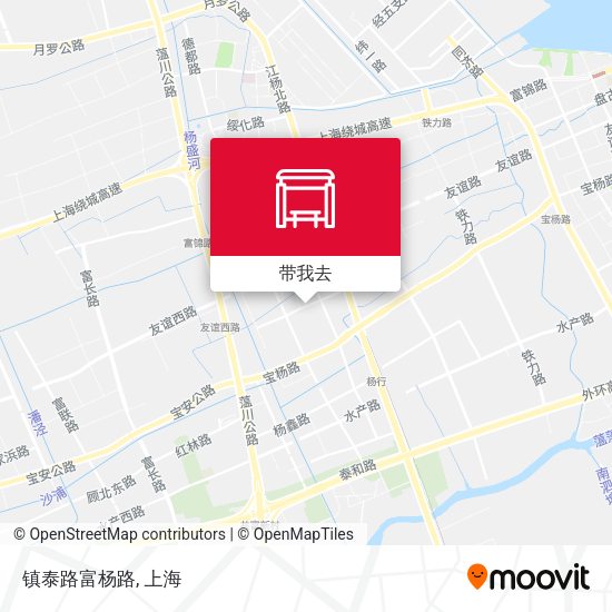 镇泰路富杨路地图