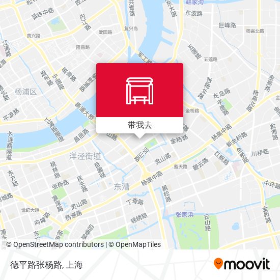 德平路张杨路地图
