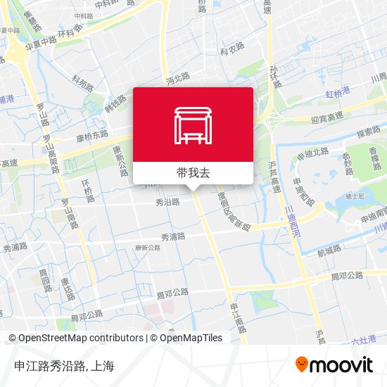 申江路秀沿路地图