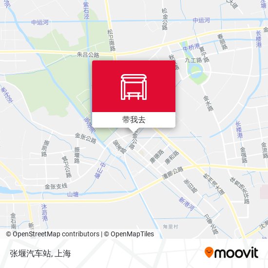 张堰汽车站地图