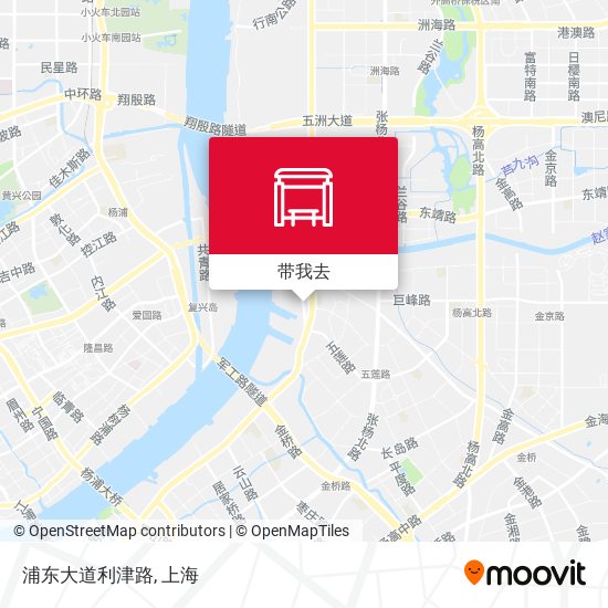 浦东大道利津路地图