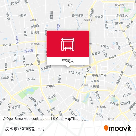 汶水东路凉城路地图