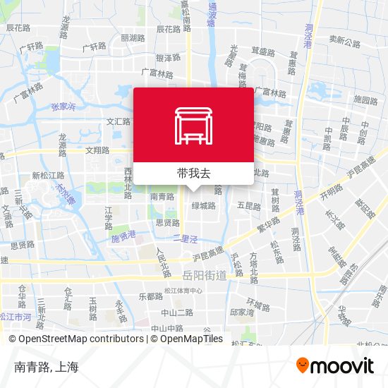 南青路地图