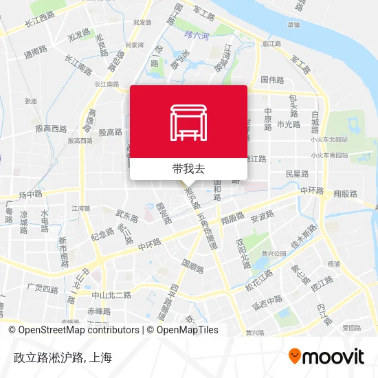 政立路淞沪路地图
