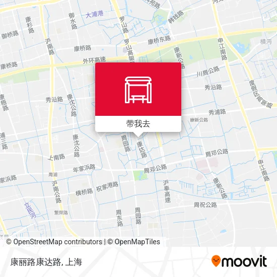 康丽路康达路地图