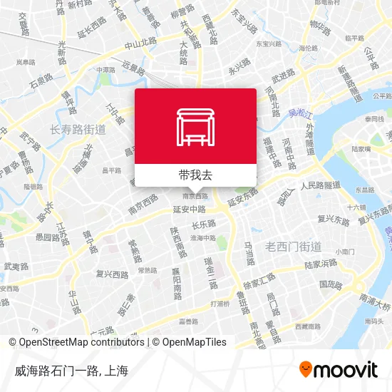 威海路石门一路地图