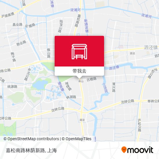 嘉松南路林荫新路地图