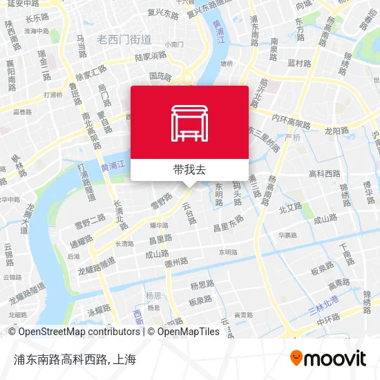 浦东南路高科西路地图