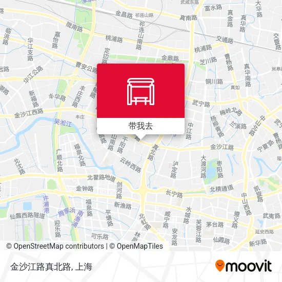 金沙江路真北路地图