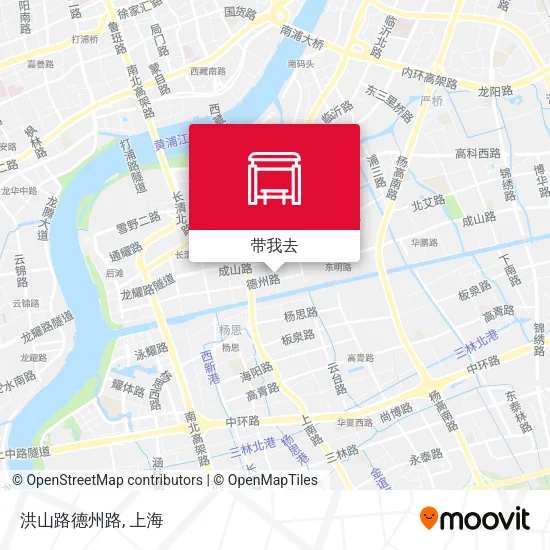 洪山路德州路地图