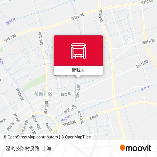 澄浏公路树屏路地图
