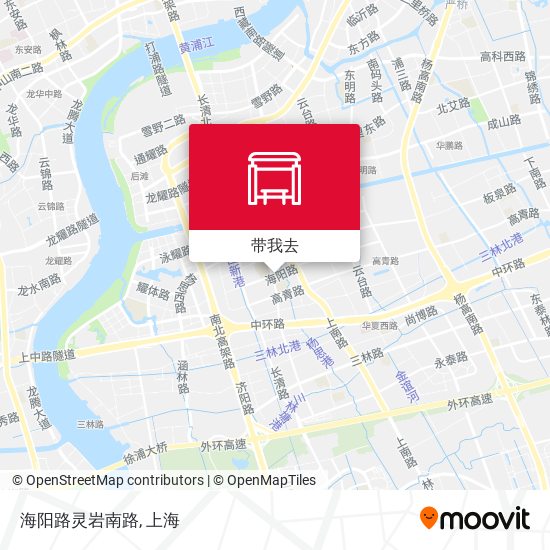 海阳路灵岩南路地图