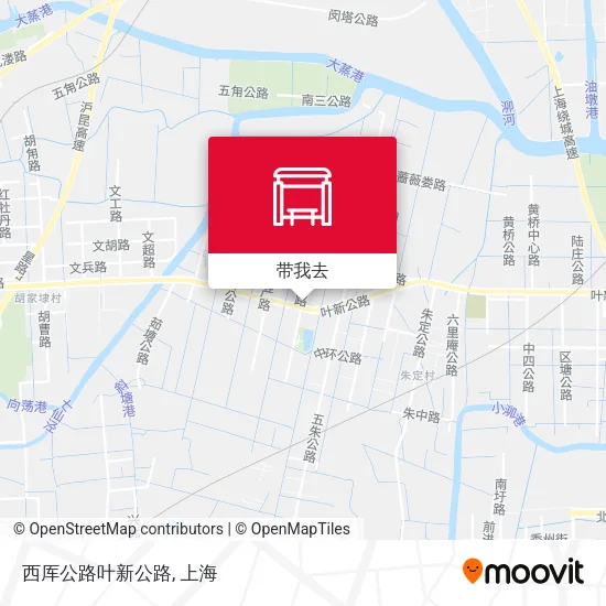 西厍公路叶新公路地图