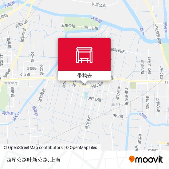西厍公路叶新公路地图