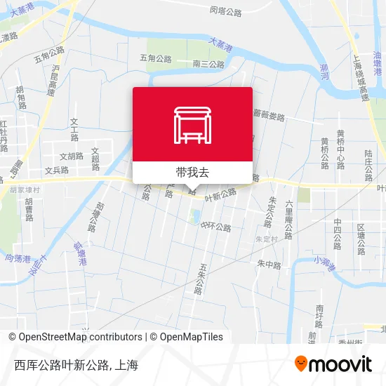 西厍公路叶新公路地图