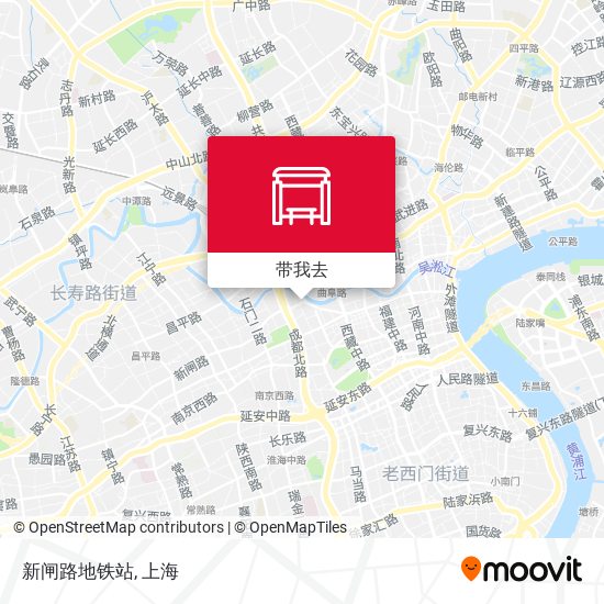 新闸路地铁站地图