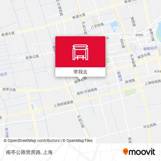 南亭公路营房路地图