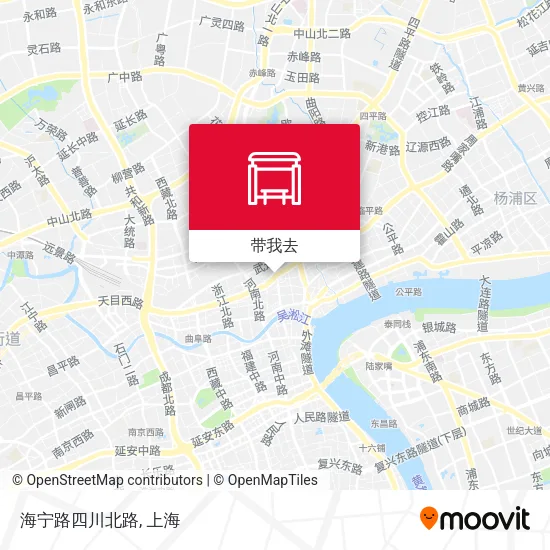 海宁路四川北路地图
