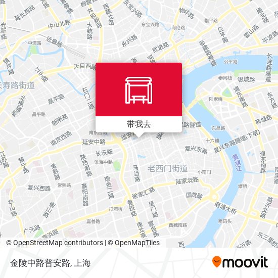 金陵中路普安路地图