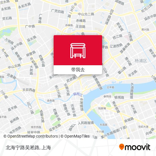 北海宁路吴淞路地图