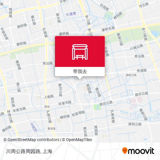 川周公路周园路地图