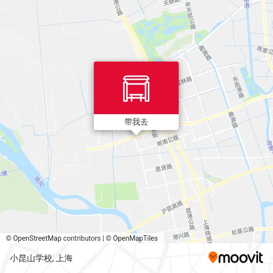 小昆山学校地图