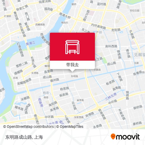 东明路成山路地图