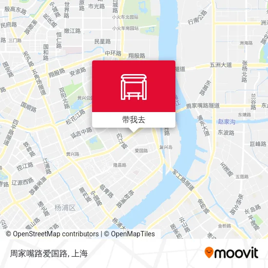 周家嘴路爱国路地图