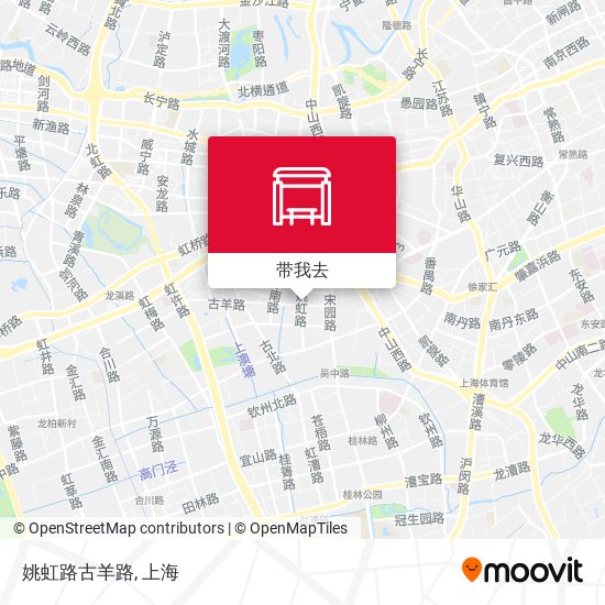 姚虹路古羊路地图