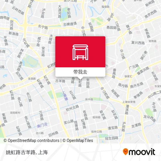 姚虹路古羊路地图