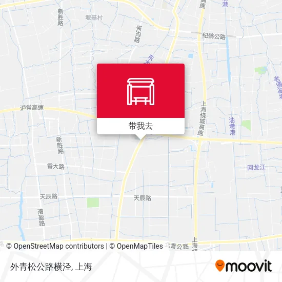 外青松公路横泾地图